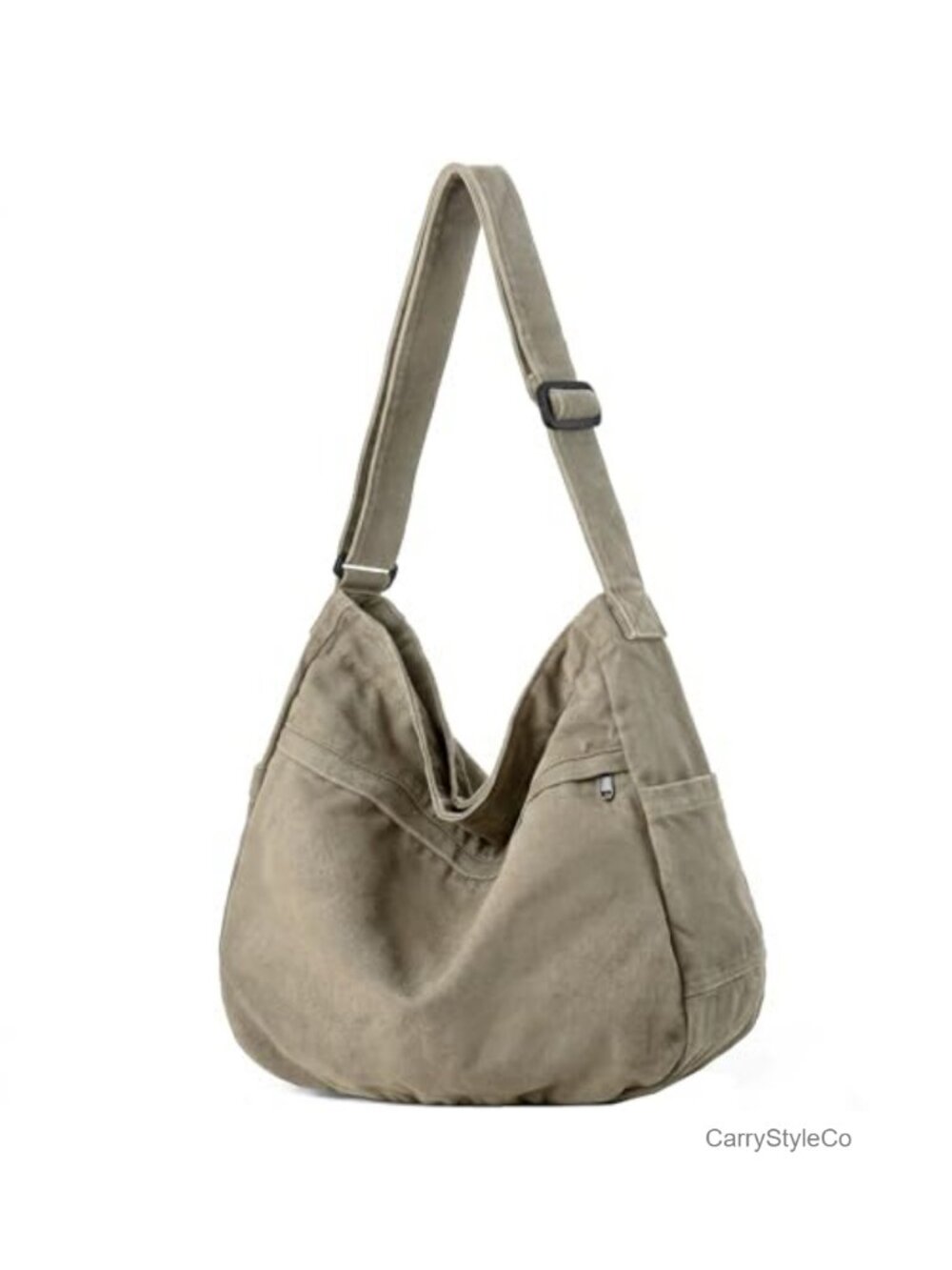 Canvas Hobo Crossbody Tote Bag Large Messenger Shoulder Bag for Women Men